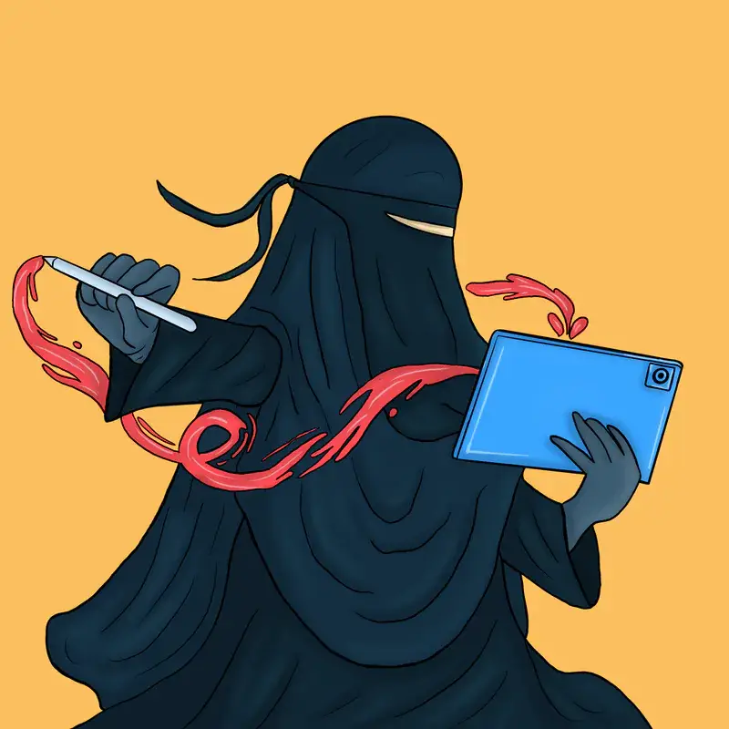 Illustration of Mariam Idris, Founder and Creative Director
